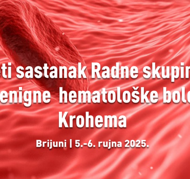 Peti sastanak Radne skupine za benigne hematološke bolesti Krohema – Brijuni 5. – 6. rujna